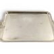 Silver-plated service tray in the style of Louis XVI.