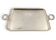 Silver-plated service tray in the style of Louis XVI.