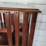 Mahogany revolving bookcase