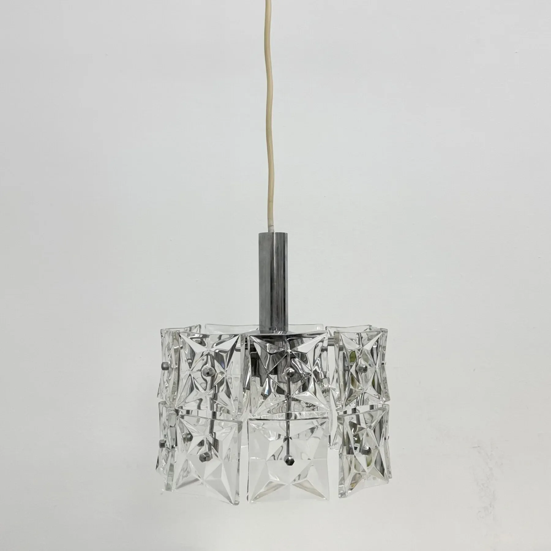 Mid-century design Kinkeldey hanging lamp, 1970s