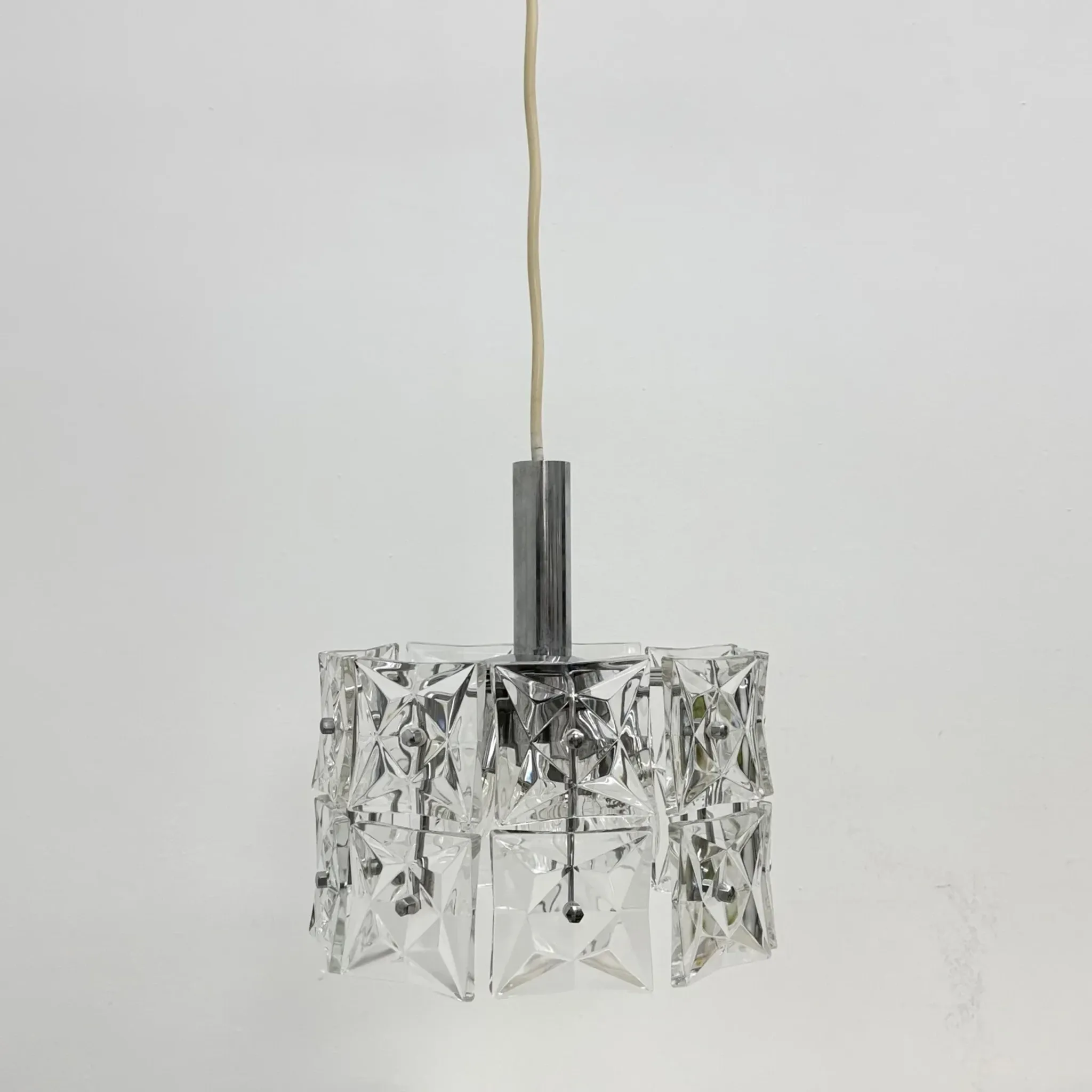 Mid-century design Kinkeldey hanging lamp, 1970s