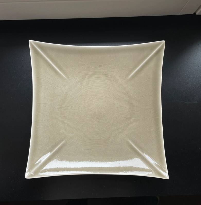 Square buffet plates - 24 cm - Kyoto model - Maison Montgolfier