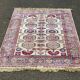 Persian braided rug Istanbul collection 120x170 burgundy ivory