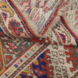 Traditional vintage wool turkish area rug- 130x190cm