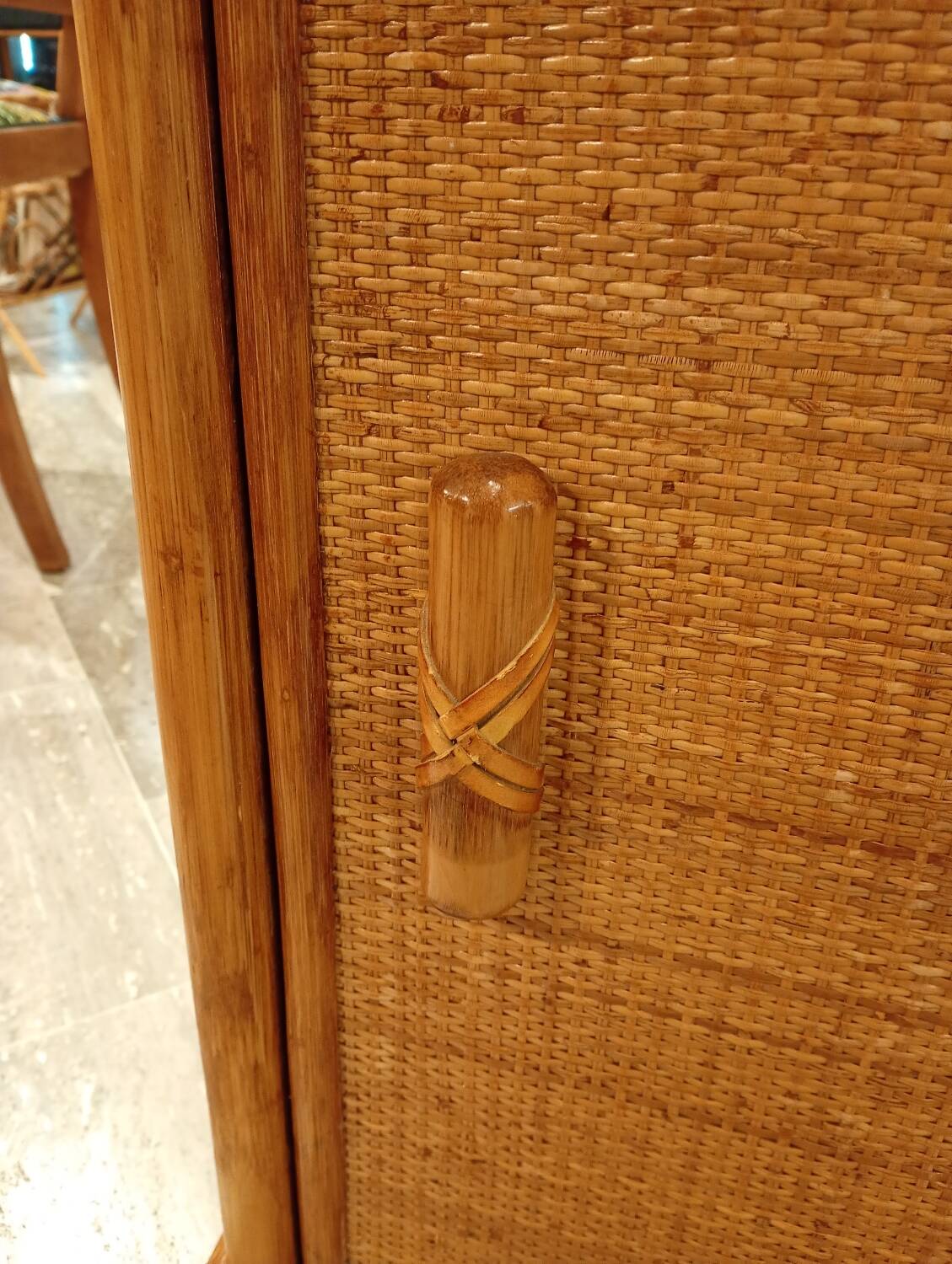 Small rattan furniture