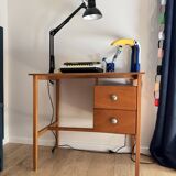Vintage student desk from the 50s