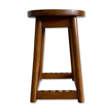 Dutch art deco stool, Amsterdam School ca 1920-1930