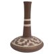 Ceramic sun / large vase with geometric pattern by Gmundner Austria, 1970s.
