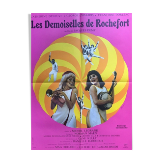 The damsels of rochefort original poster of 1967 jacques demy