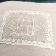Lace cushion / Monogram