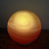 Vintage Saturn table lamp 70s WOFI, space age floor