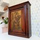 Antique wooden and brass bathroom cabinet 40/50s