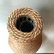 Vase en osier rotin XXL 1960