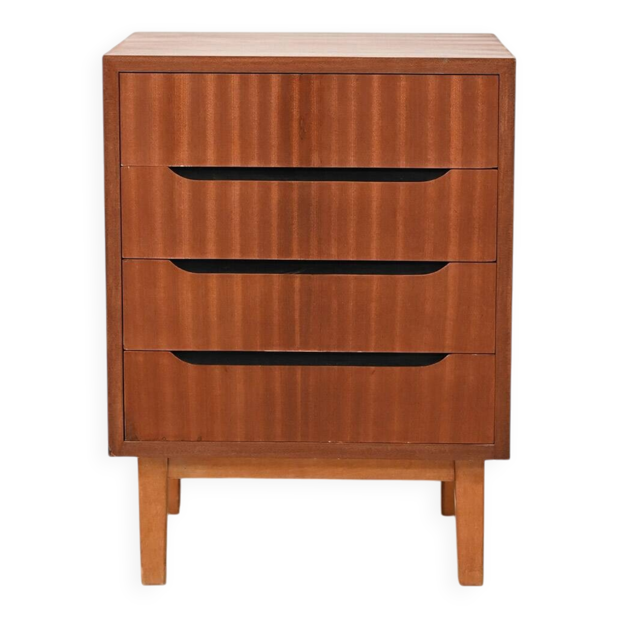 Scandinavian mahogany chest of drawers from the 1950s