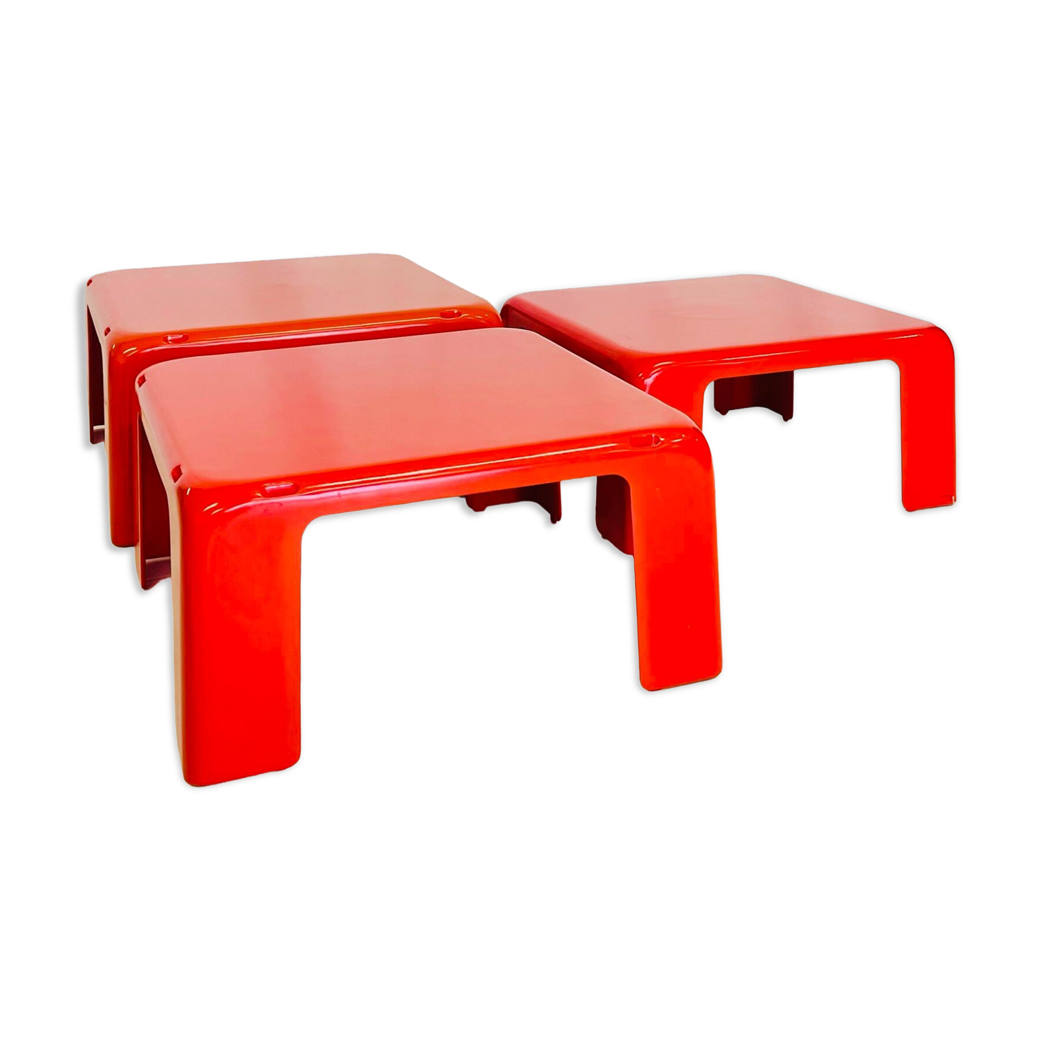 Set of 3 Gatti tables by Mario Bellini for C&B Italia