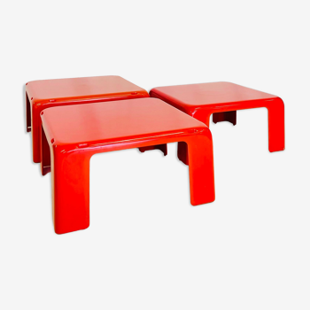 Set of 3 Gatti tables by Mario Bellini for C&B Italia