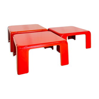 Lot de 3 tables Gatti de Mario Bellini pour C&B Italia