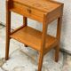 vintage geometric bedside cabinet