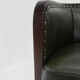 Bauhaus Tubular Armchair in Green Leather,  1930s, Restored