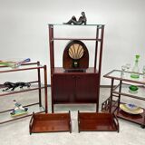 Mid-century bamboo shelf by Gervasoni