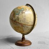 Vintage Globe 'Replogle', Japanese edition, 1970s.