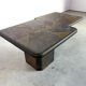 Vintage brutalist slate stone nesting by Laub, 1980s