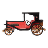 Wooden car, old toy or decoration