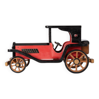 Wooden car, old toy or decoration