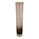 Vintage cylindrical vase in smoked glass