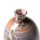 Purple sandstone vase signed, 70s