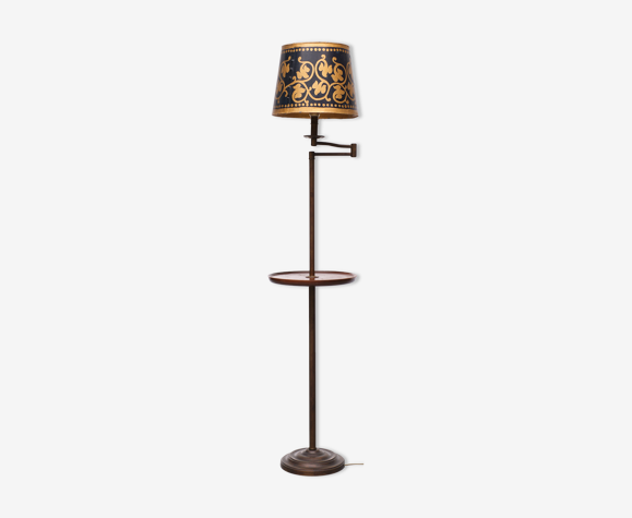Lampadaire avec table Swing Arm Angleterre