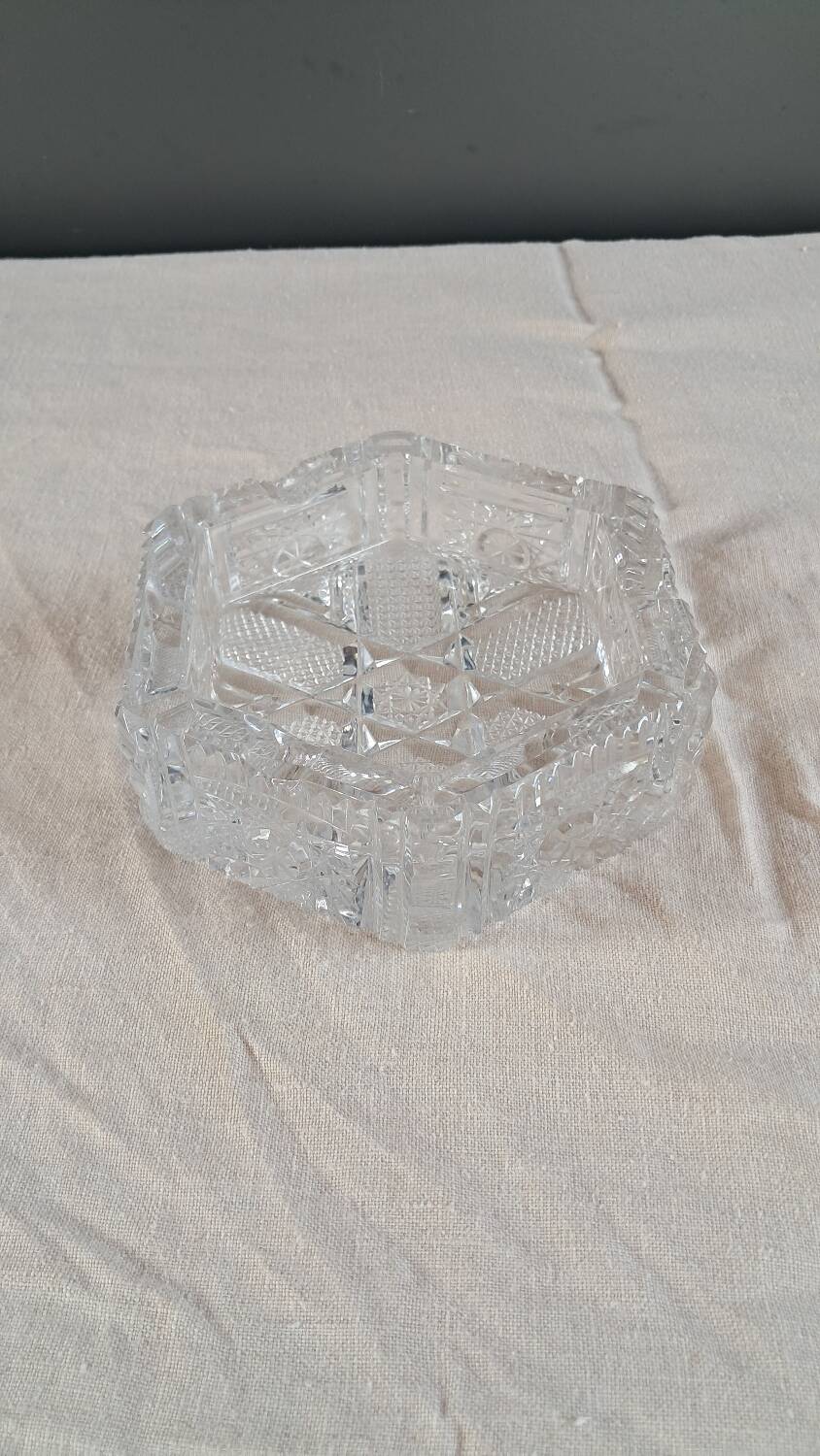 Crystal ashtray
