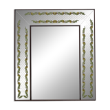 Luigi Brusotti Mid-Century Modern Italian Decorated Mirror, 1940s