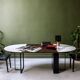 Felice Statuario Table White Ceramic
