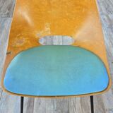 Set of 4 barrel chairs, Steiner , designed by Pierre Guariche