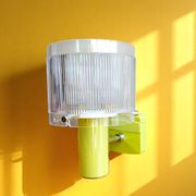Portuguese mid century modern green  wall sconce light