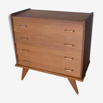 Commode années 60 pieds compas