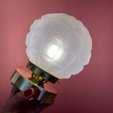 Wall lamp vintage art deco globe