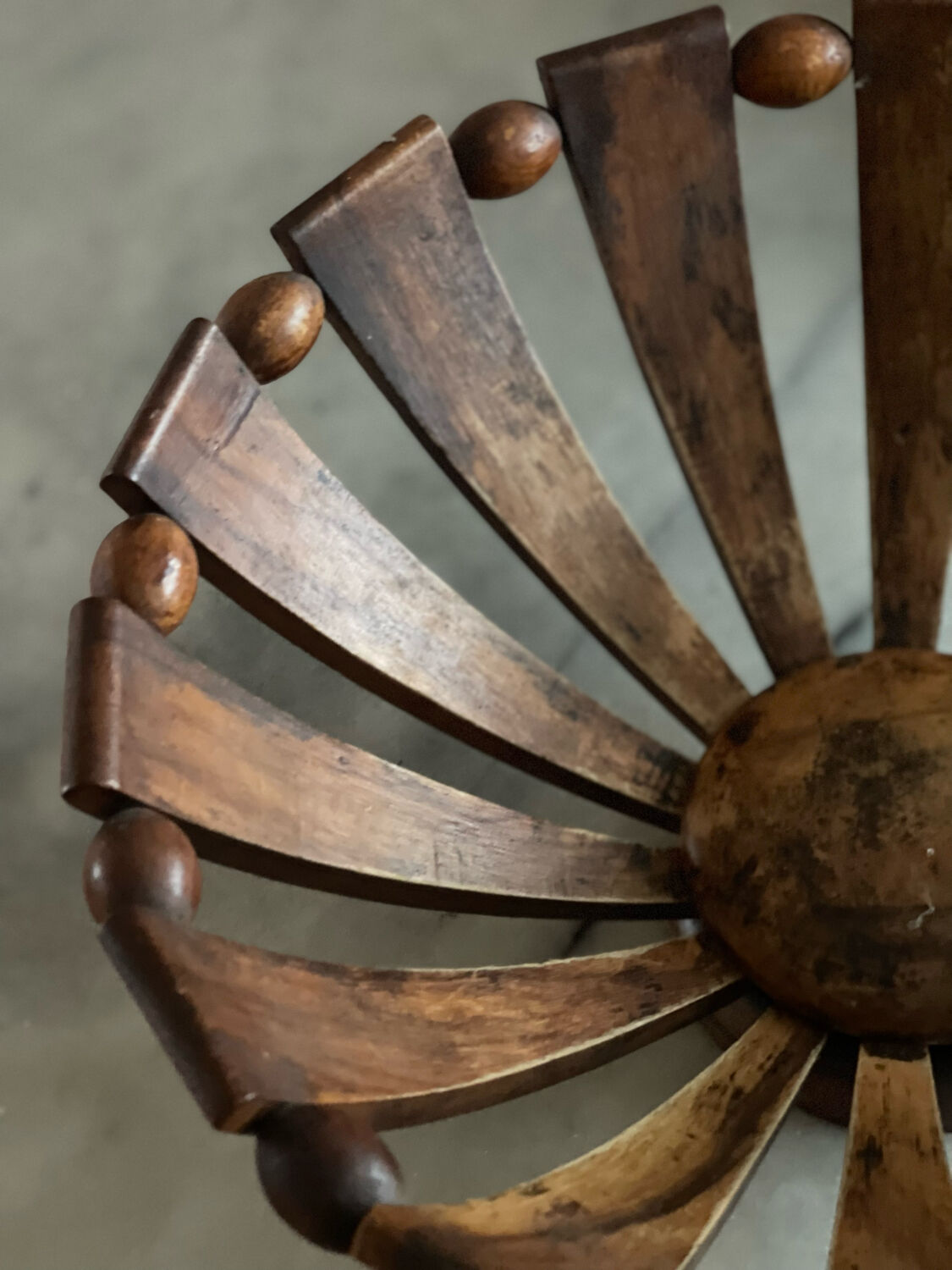 Teak fruit basket 1960