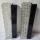 Erco Glass and Bakelite Wall Sconces 1960s, Set of 2 Vintage