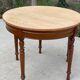 90cm Solid Wood Half Moon Folding Round Table