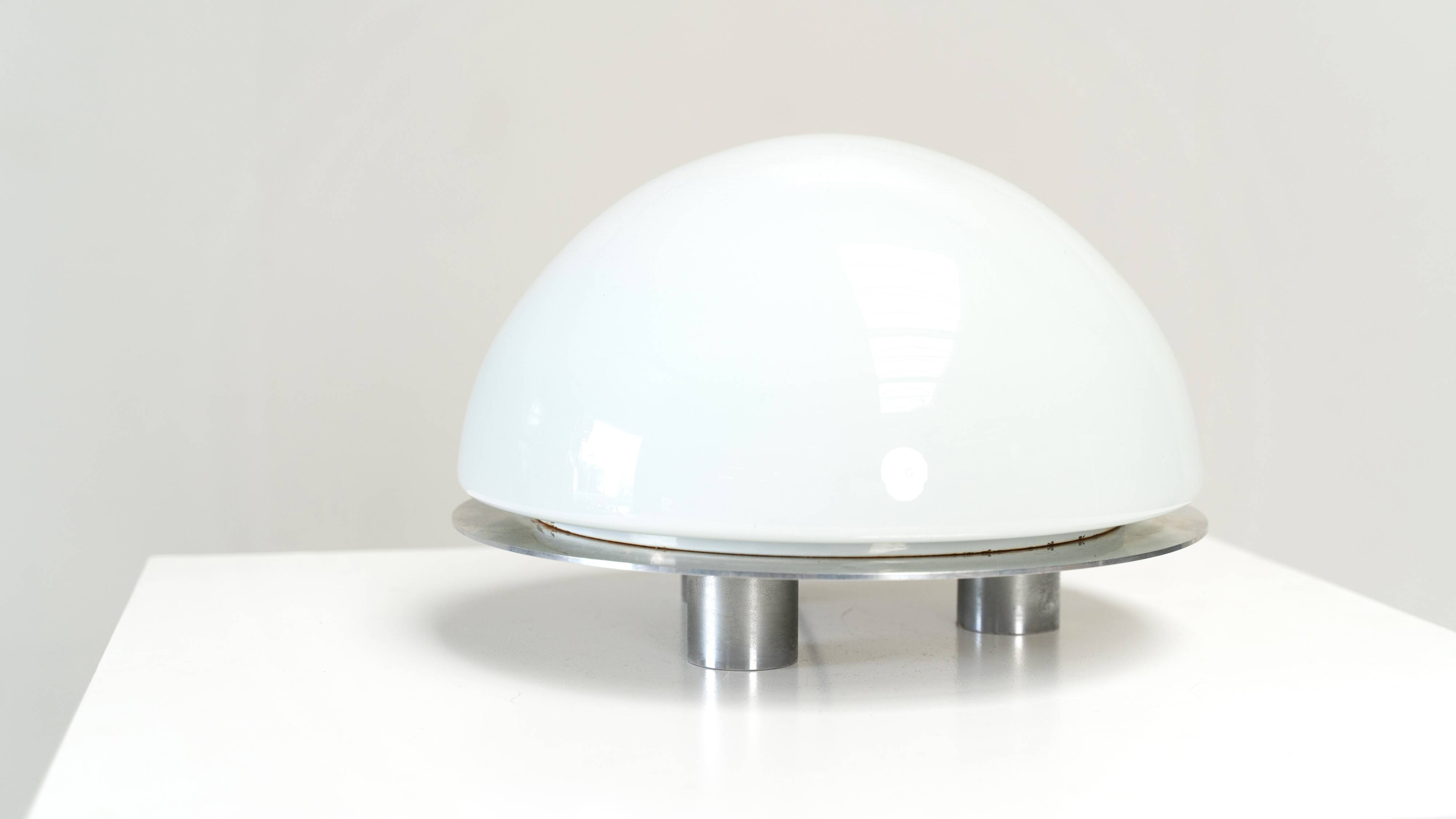Lampe de table sculpturale italienne