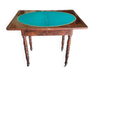 TABLE OF GAMES IN MAHOGANY DESK