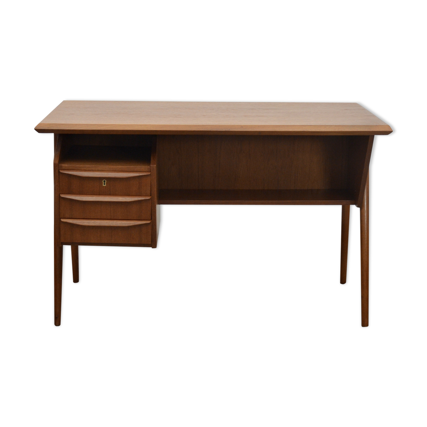 Mid century teak desk by Tibergaard, 1960s