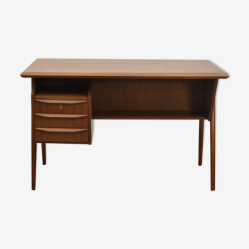 Bureau en teck du milieu du siècle par Tibergaard, années 1960