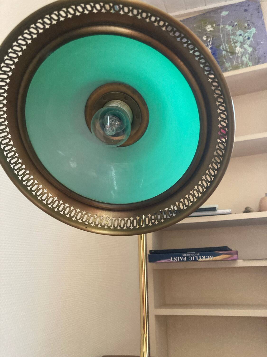 80s Articulated Style Banker's Lamp