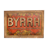Plaque litho Byrrh  d'époque 1900