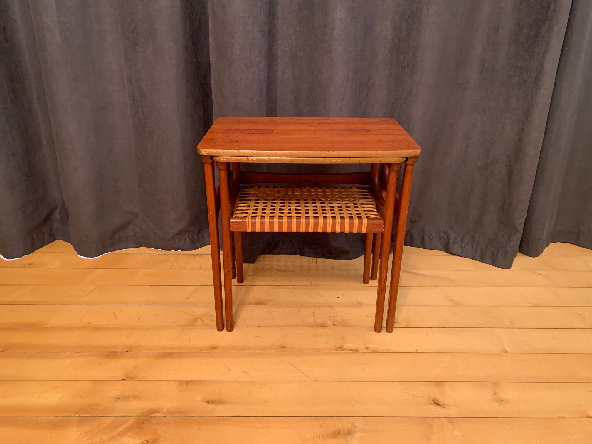 Pair of side tables model 15, designed by Erling Torvits, Heltborg Møbler, Denmark, 1960s