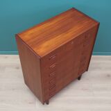 Commode en teck, design danois, années 1970, fabriquée au Danemark