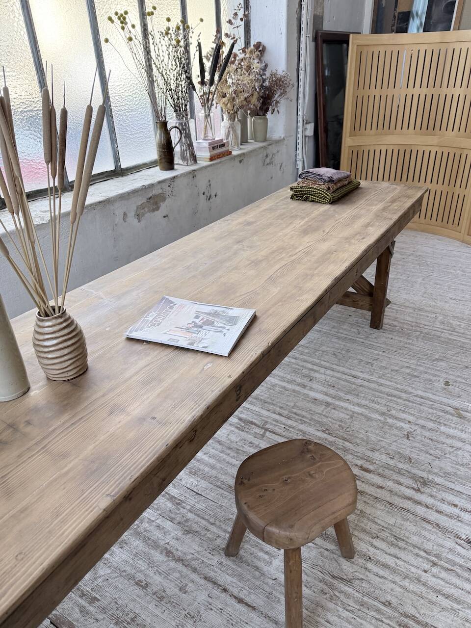 1950 XL folding farmhouse table in pine